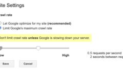 Googlebot crawl rate tool in Search Console is going away